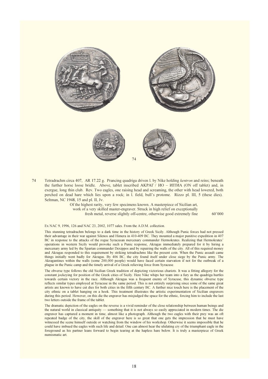 Numismatica Ars Classica Auction 100 I (2017) page 19