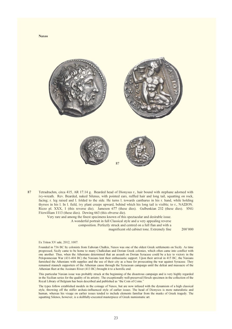 Numismatica Ars Classica Auction 100 I (2017) page 24