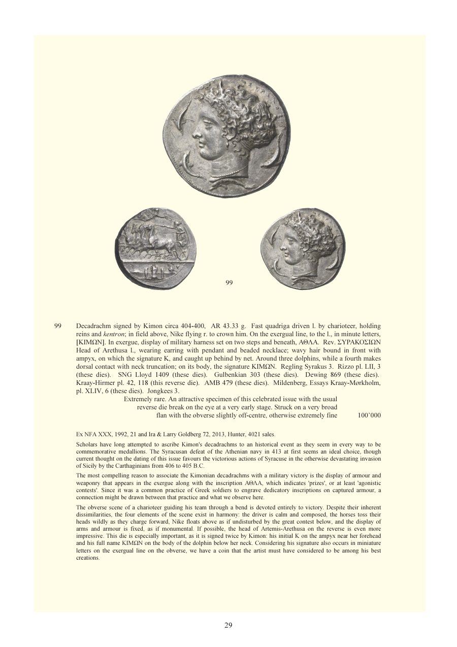 Numismatica Ars Classica Auction 100 I (2017) page 30