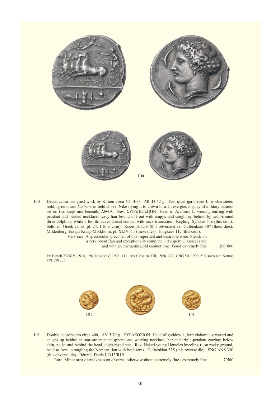 Numismatica Ars Classica Auction 100 I (2017) page 31