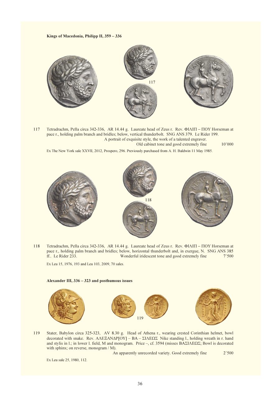 Numismatica Ars Classica Auction 100 I (2017) page 37