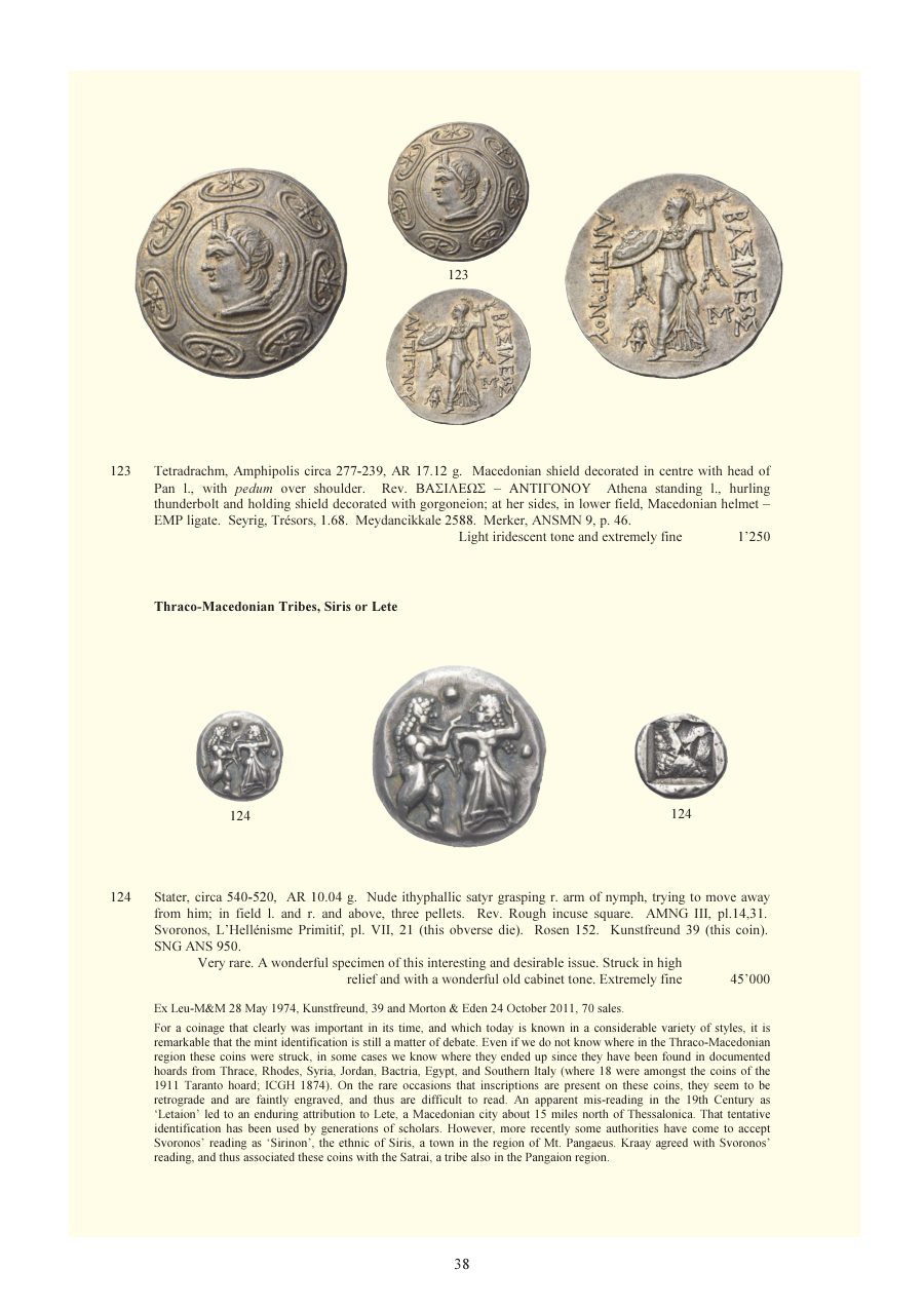 Numismatica Ars Classica Auction 100 I (2017) page 39
