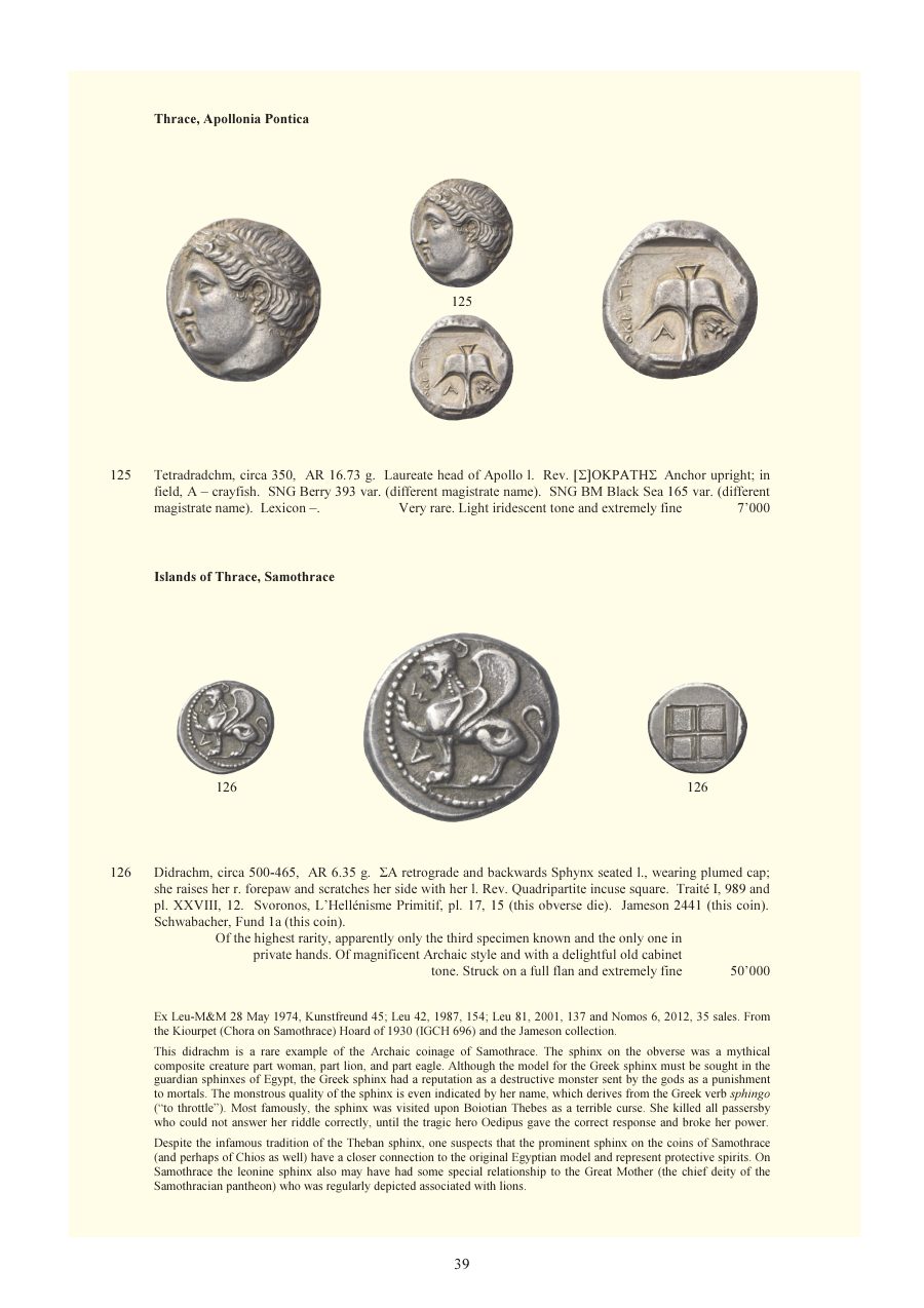 Numismatica Ars Classica Auction 100 I (2017) page 40