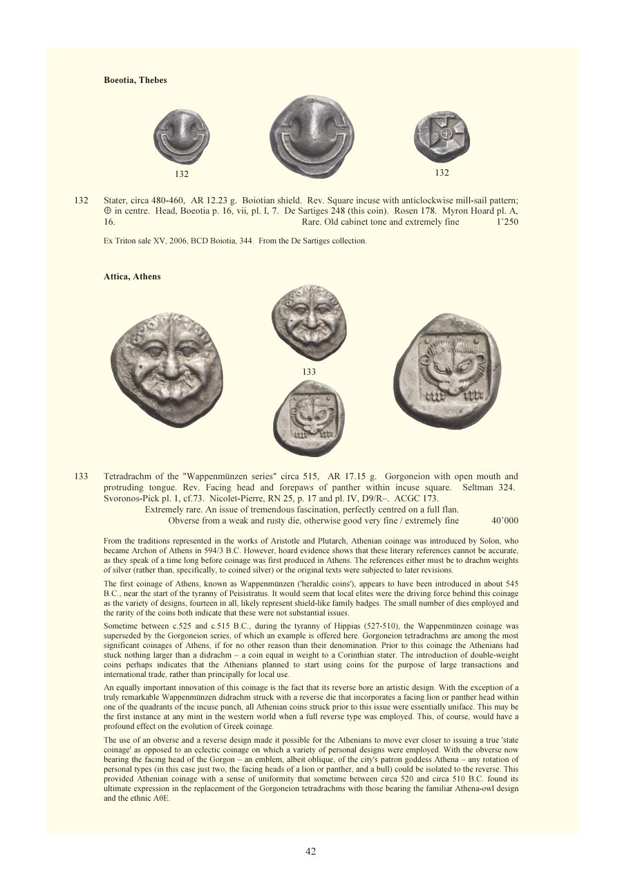 Numismatica Ars Classica Auction 100 I (2017) page 43