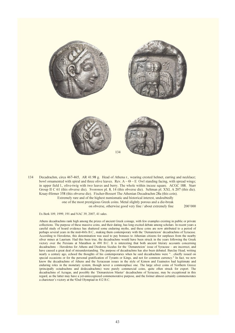 Numismatica Ars Classica Auction 100 I (2017) page 44