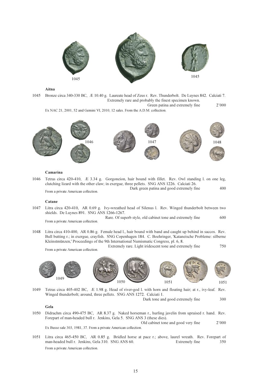 Numismatica Ars Classica Auction 100 II (2017) page 16