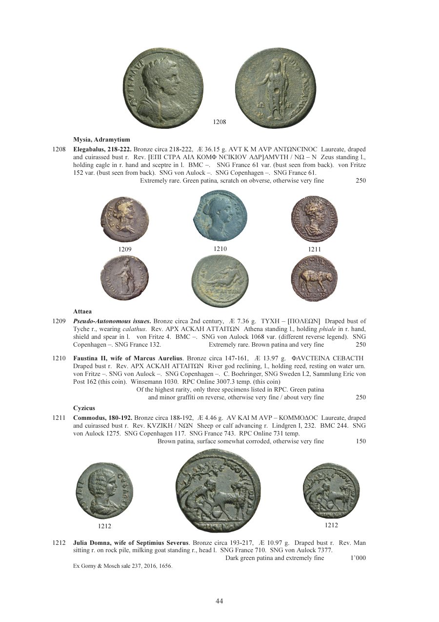 Numismatica Ars Classica Auction 100 II (2017) page 45