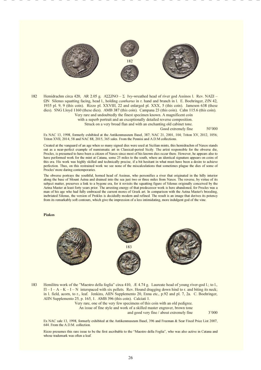Numismatica Ars Classica Auction 106 (2018) page 27