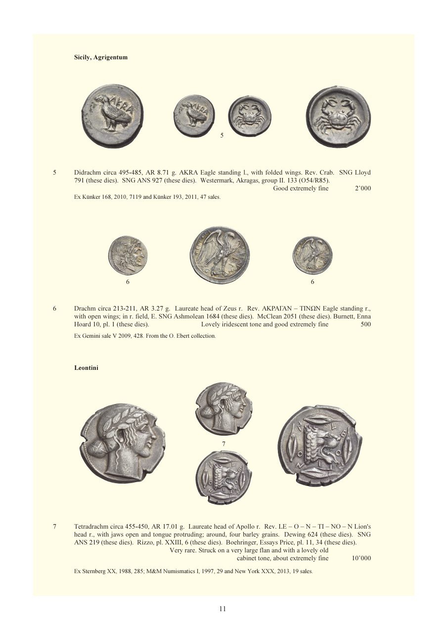 Numismatica Ars Classica Auction 110 (2018) page 12