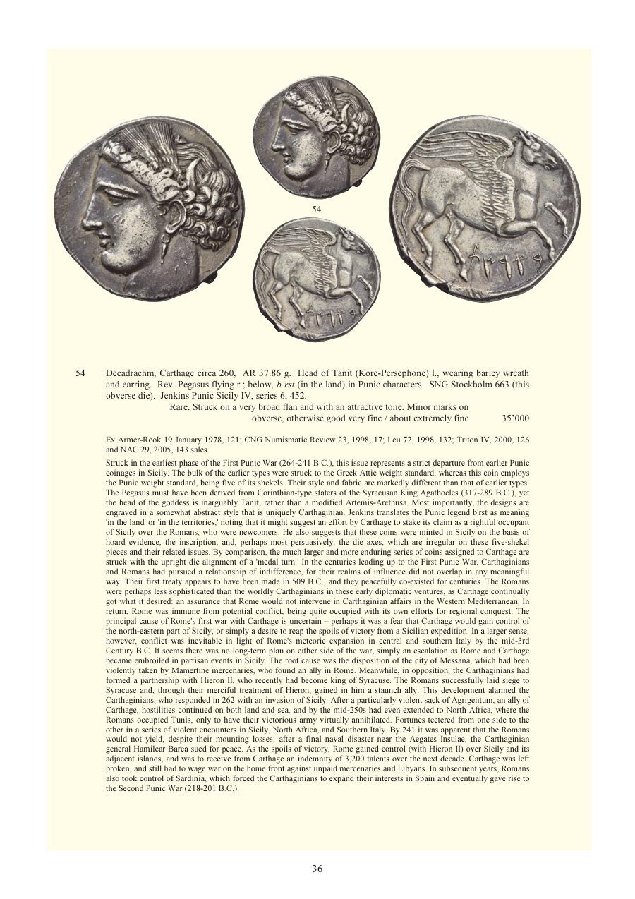 Numismatica Ars Classica Auction 110 (2018) page 37