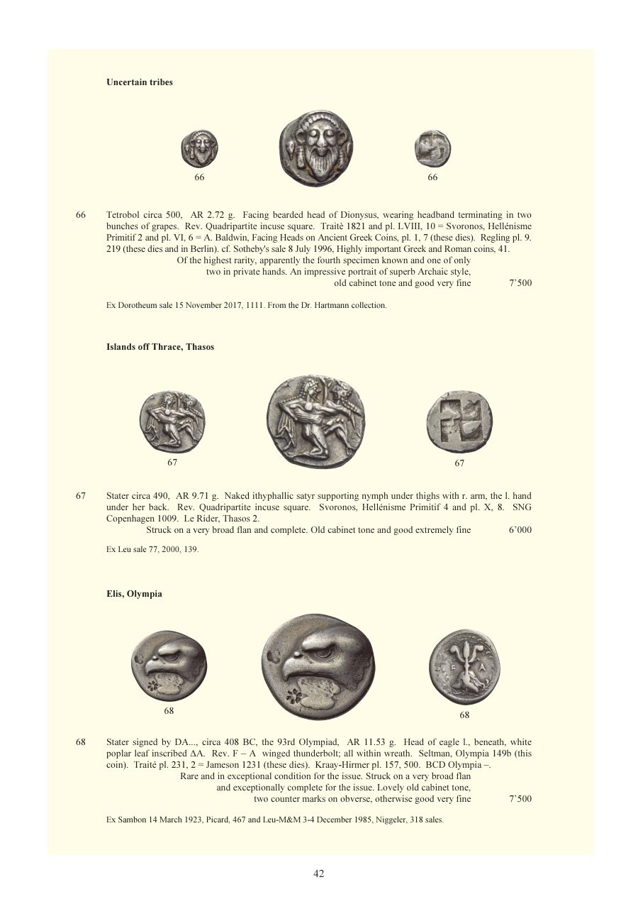 Numismatica Ars Classica Auction 110 (2018) page 43
