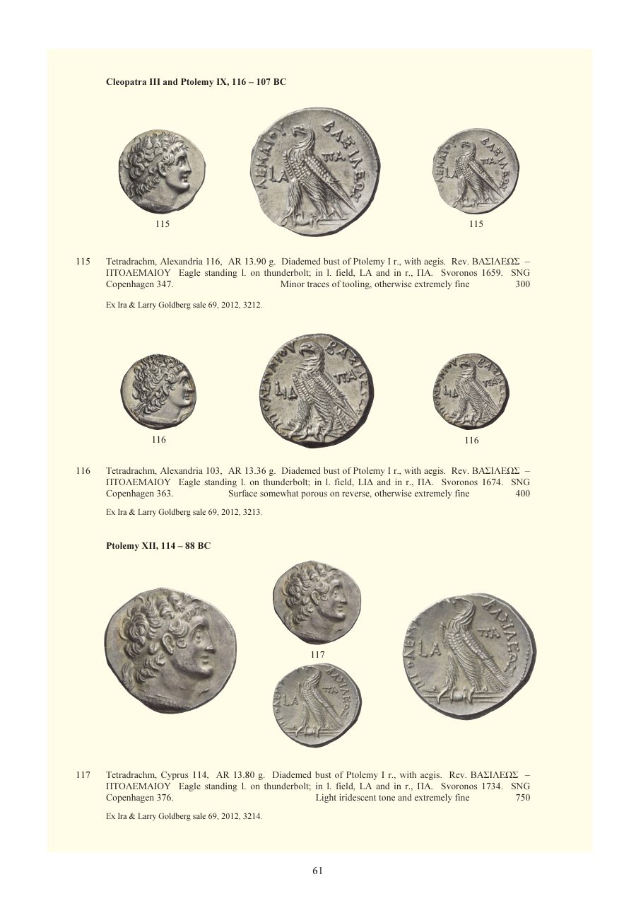 Numismatica Ars Classica Auction 110 (2018) page 62