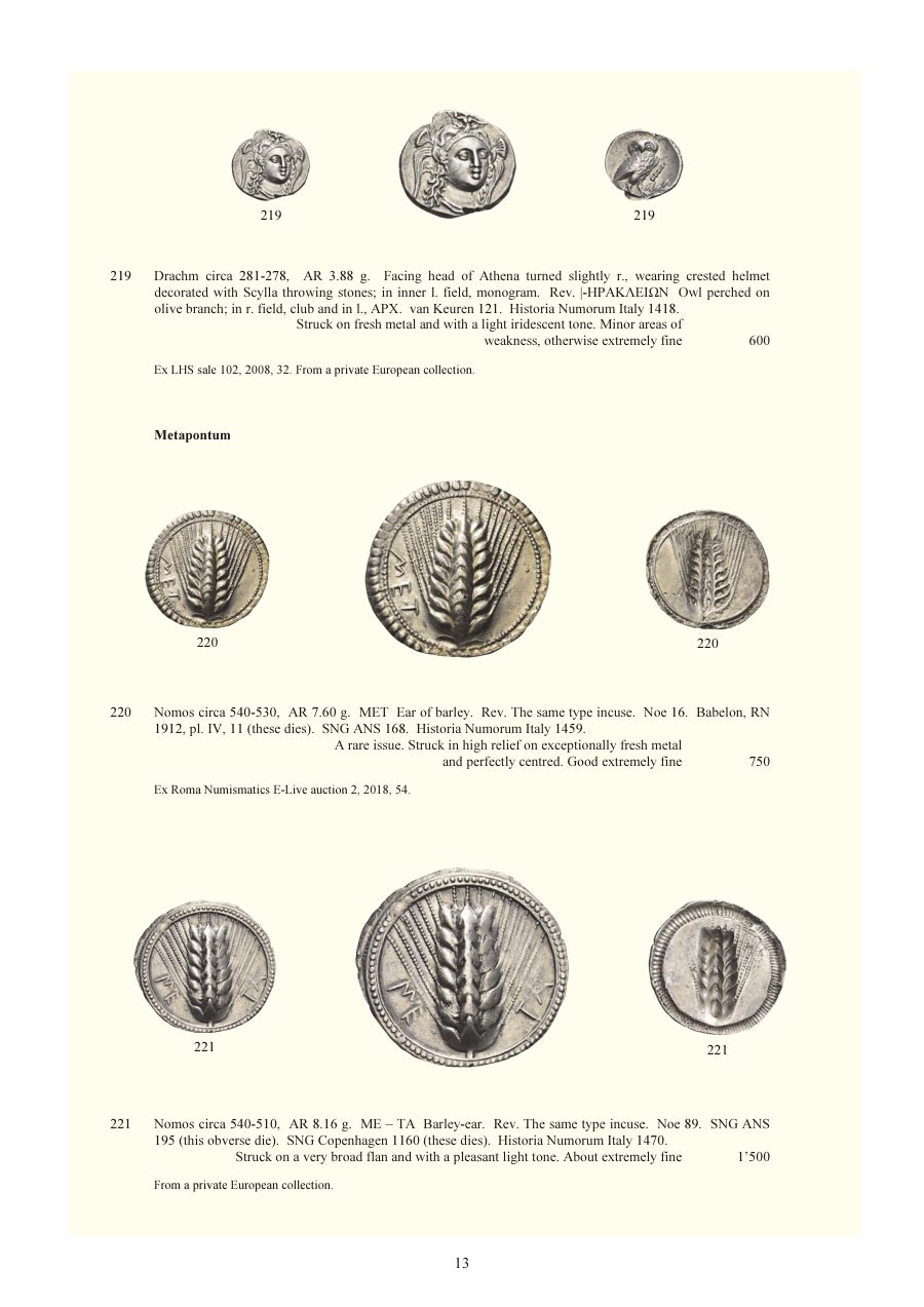 Numismatica Ars Classica Auction 120 (2020) page 15