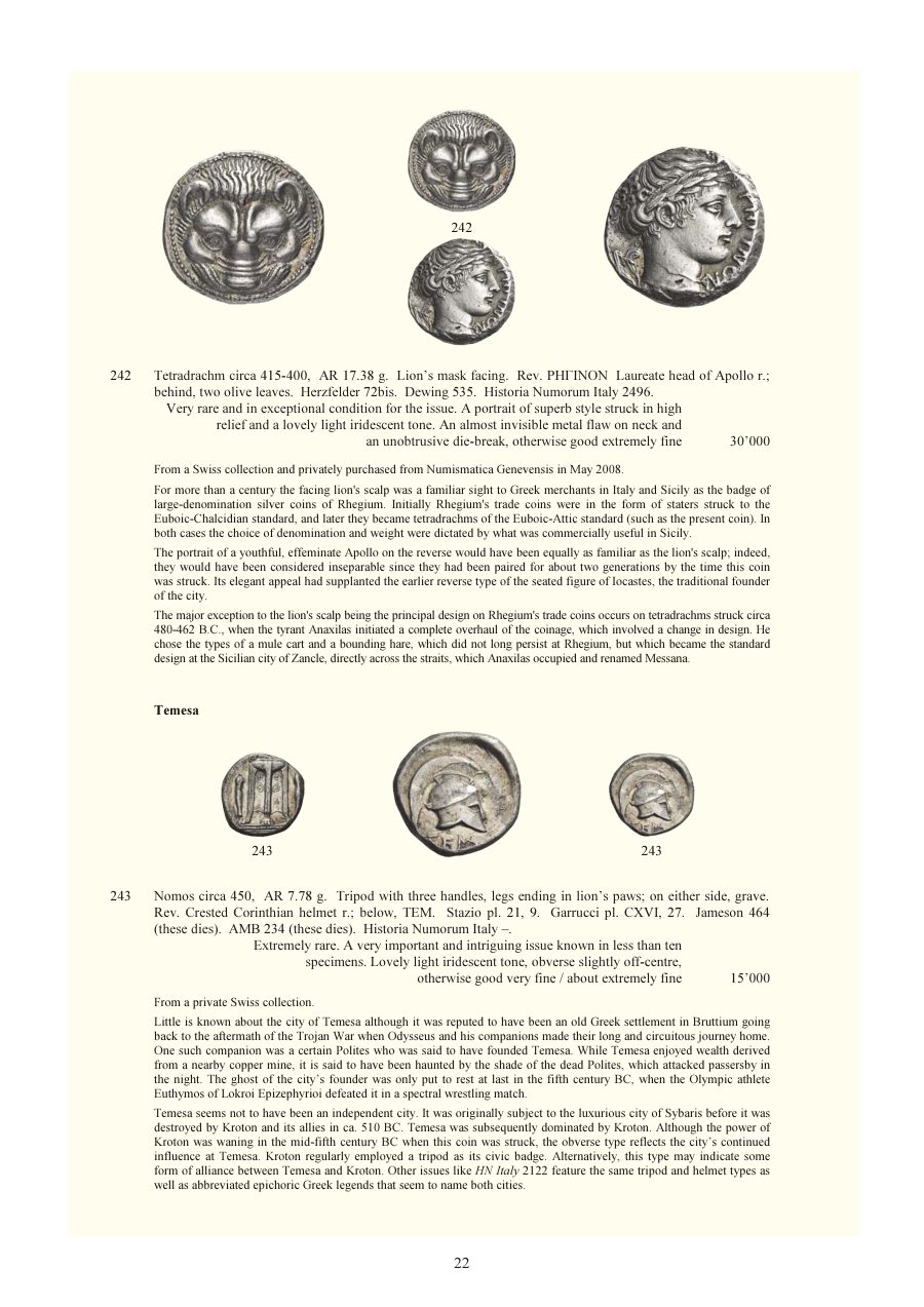 Numismatica Ars Classica Auction 120 (2020) page 24