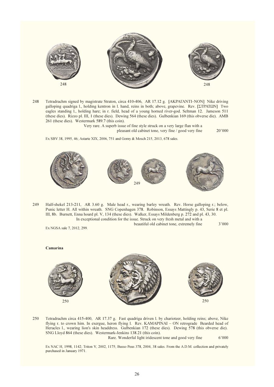 Numismatica Ars Classica Auction 120 (2020) page 28