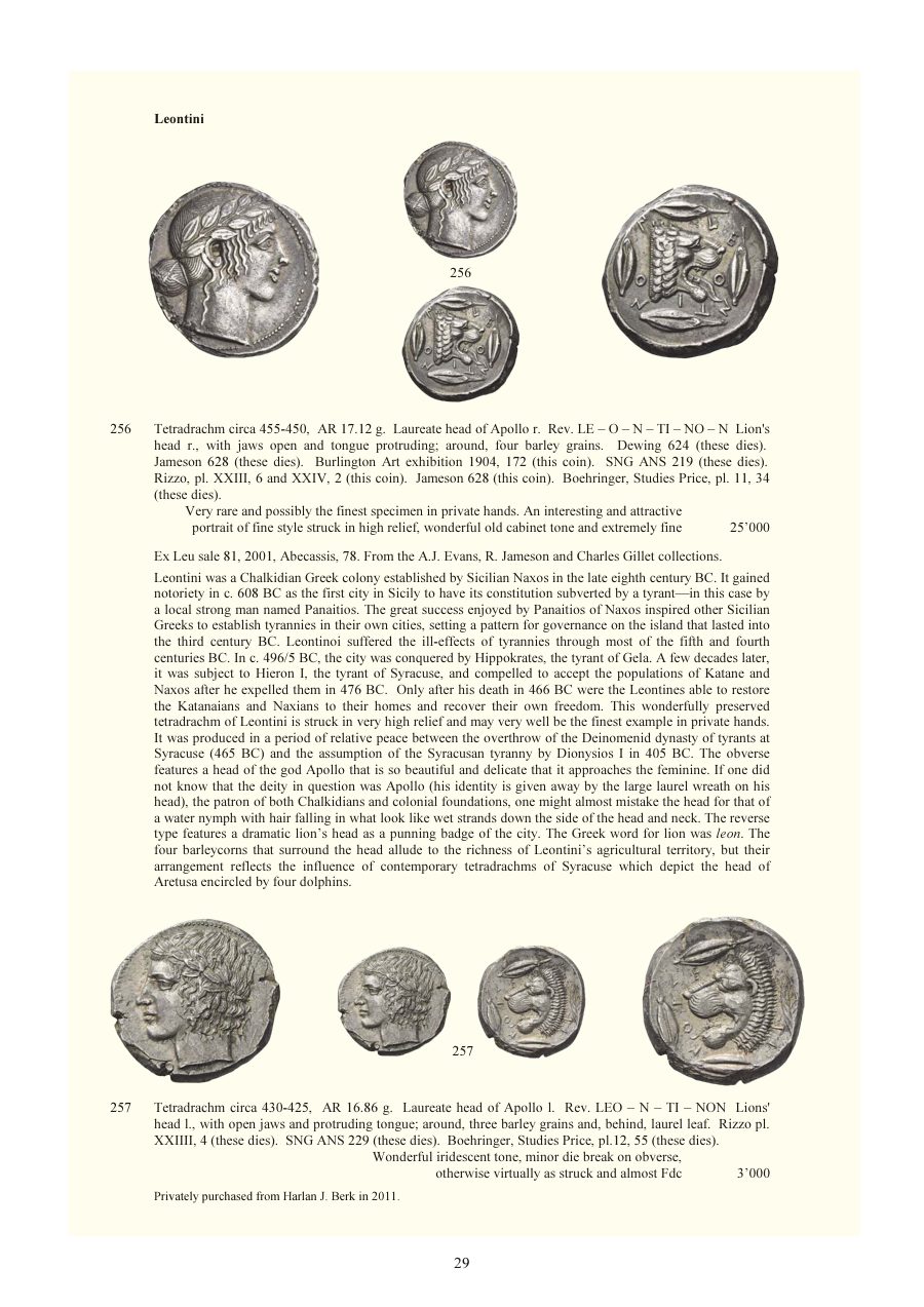 Numismatica Ars Classica Auction 120 (2020) page 31
