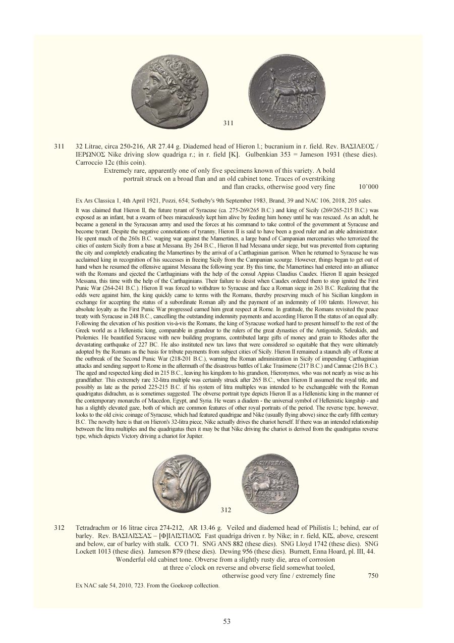 Numismatica Ars Classica Auction 120 (2020) page 55