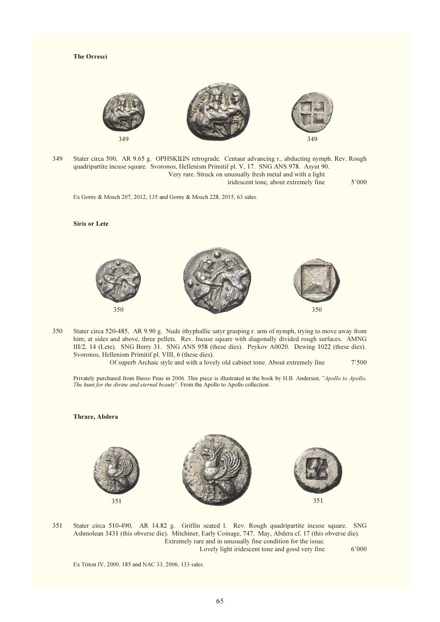 Numismatica Ars Classica Auction 120 (2020) page 67