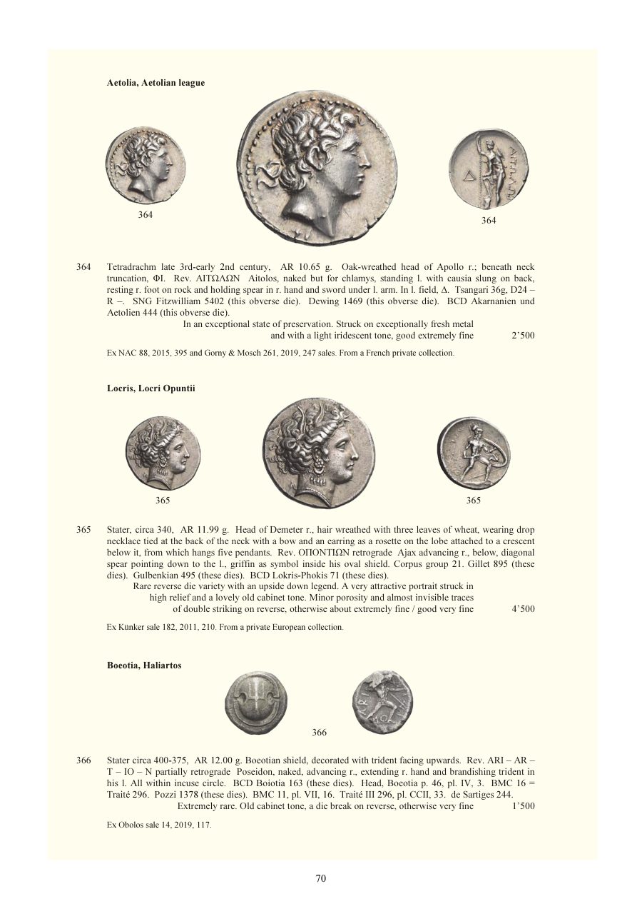 Numismatica Ars Classica Auction 120 (2020) page 72