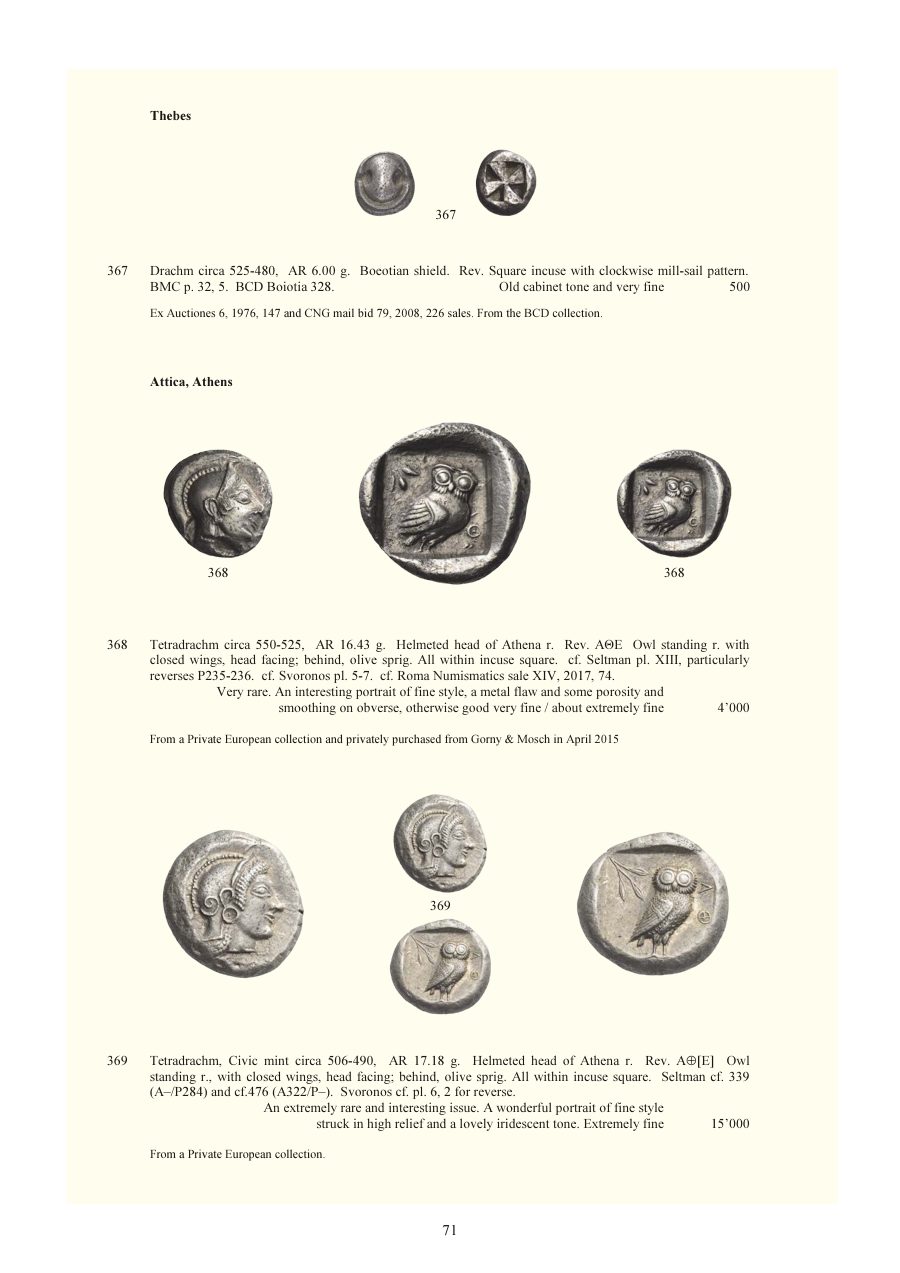 Numismatica Ars Classica Auction 120 (2020) page 73