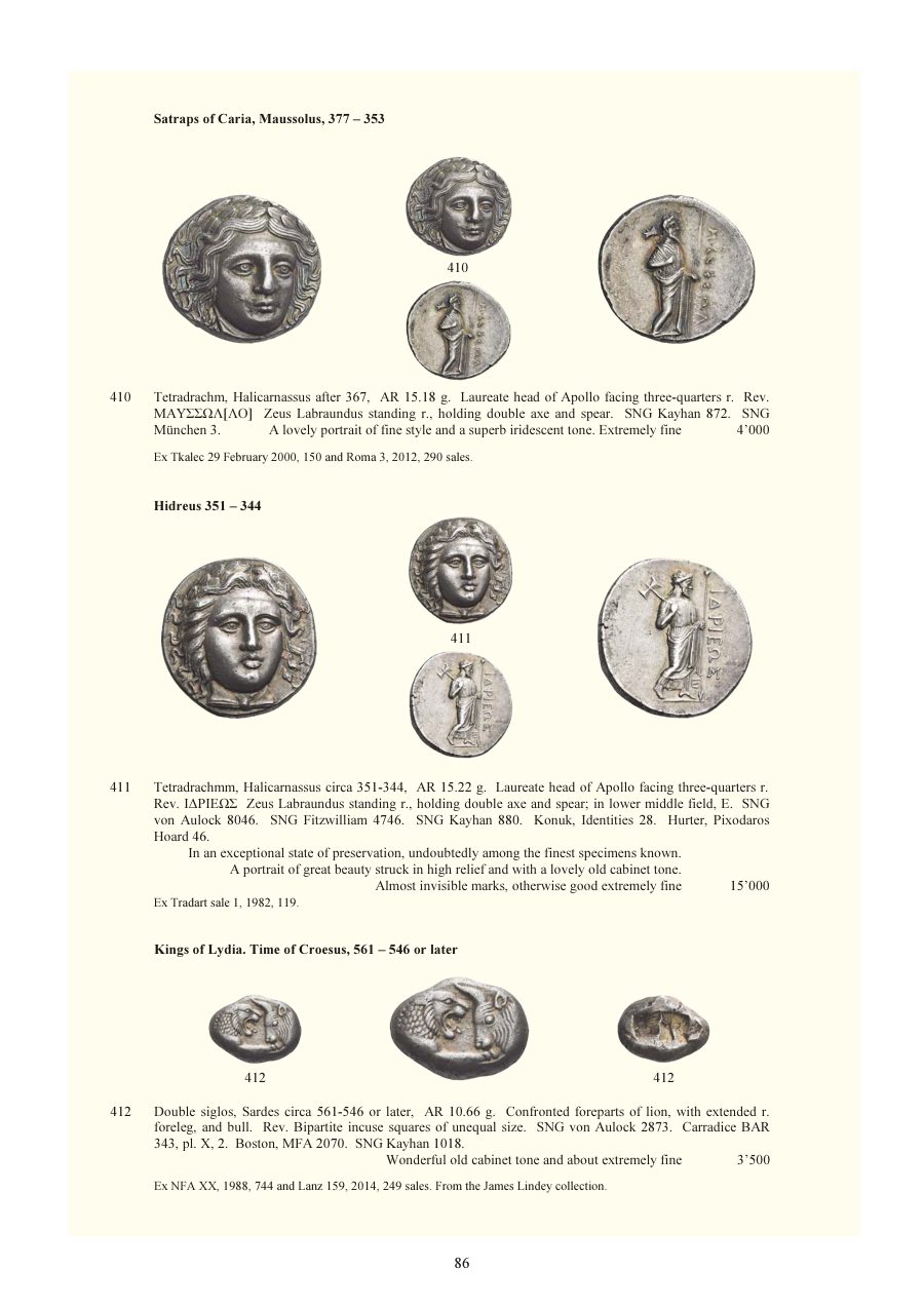 Numismatica Ars Classica Auction 120 (2020) page 88