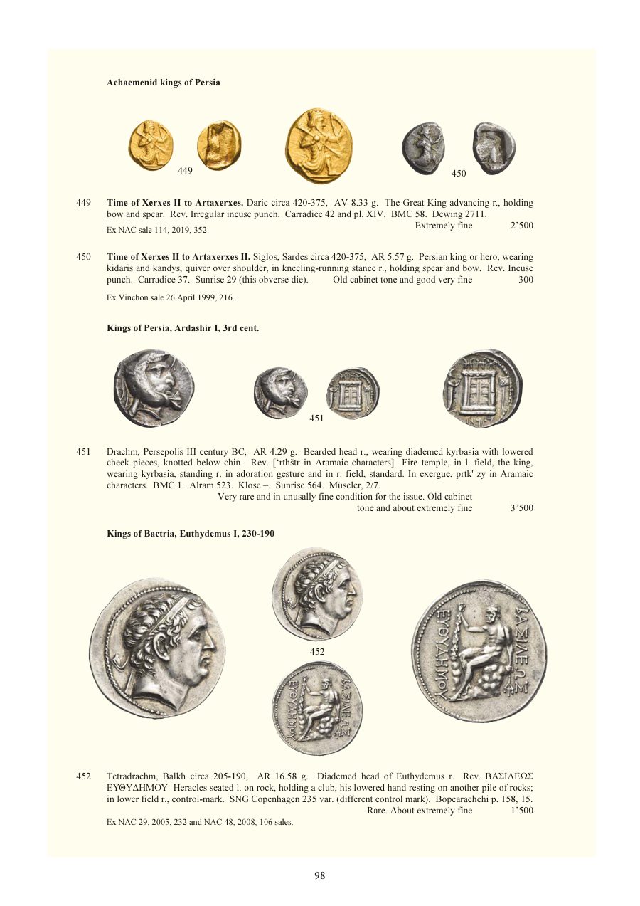 Numismatica Ars Classica Auction 120 (2020) page 100