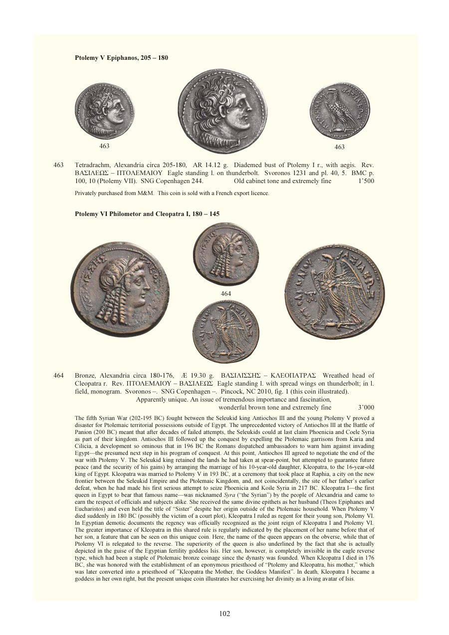 Numismatica Ars Classica Auction 120 (2020) page 104