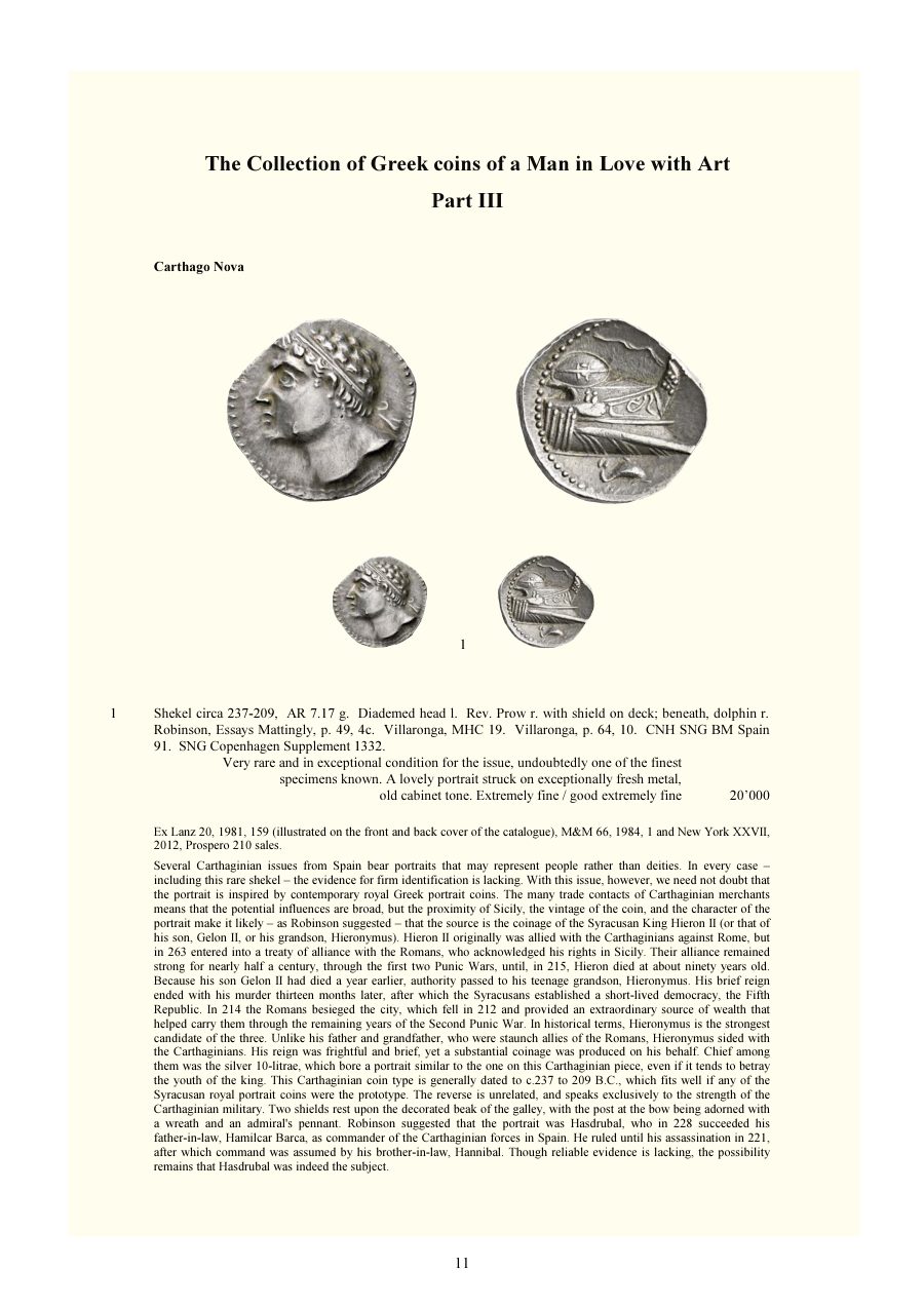 Numismatica Ars Classica Auction 124 (2021) page 13