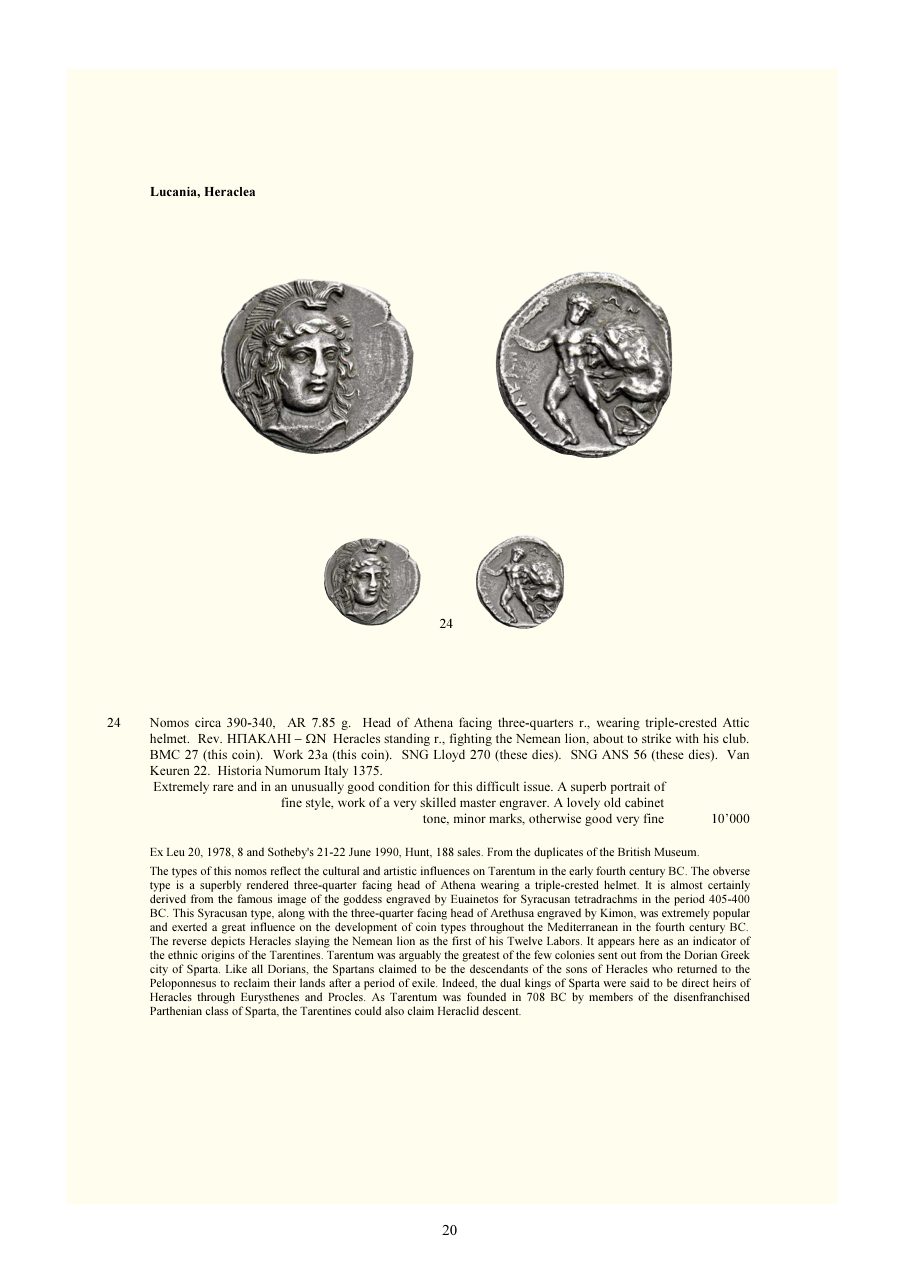 Numismatica Ars Classica Auction 124 (2021) page 22
