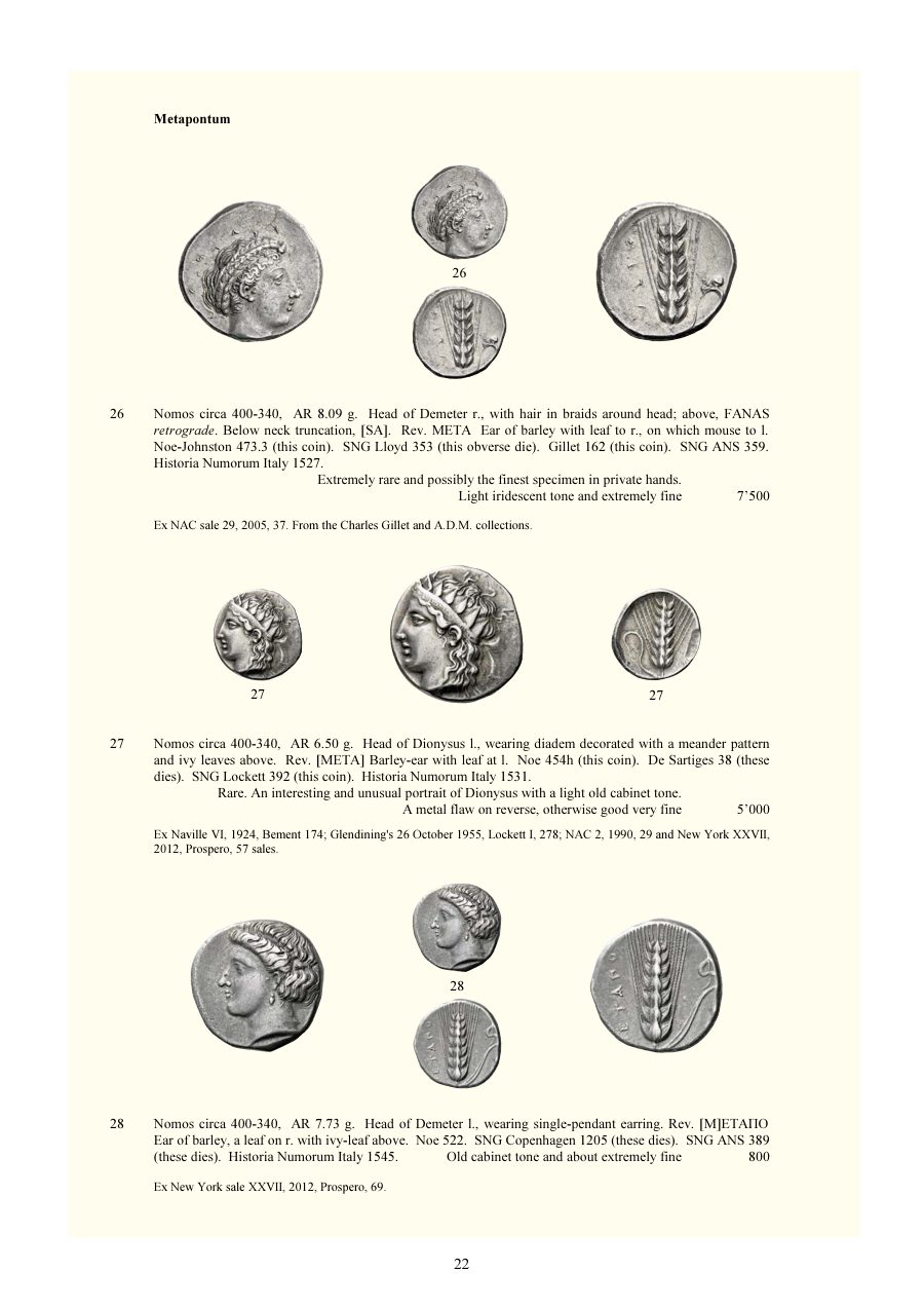 Numismatica Ars Classica Auction 124 (2021) page 24