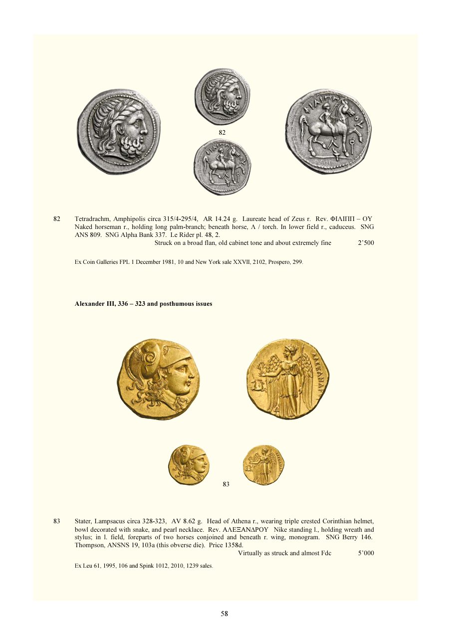 Numismatica Ars Classica Auction 124 (2021) page 60