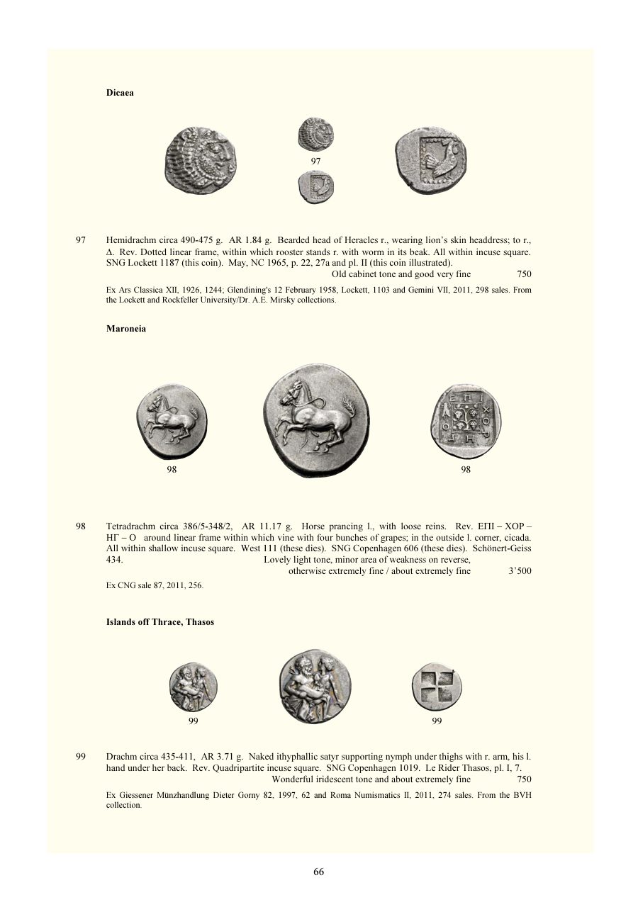 Numismatica Ars Classica Auction 124 (2021) page 68