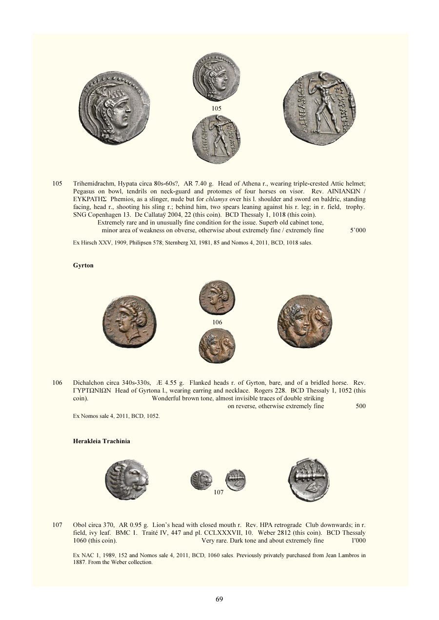 Numismatica Ars Classica Auction 124 (2021) page 71