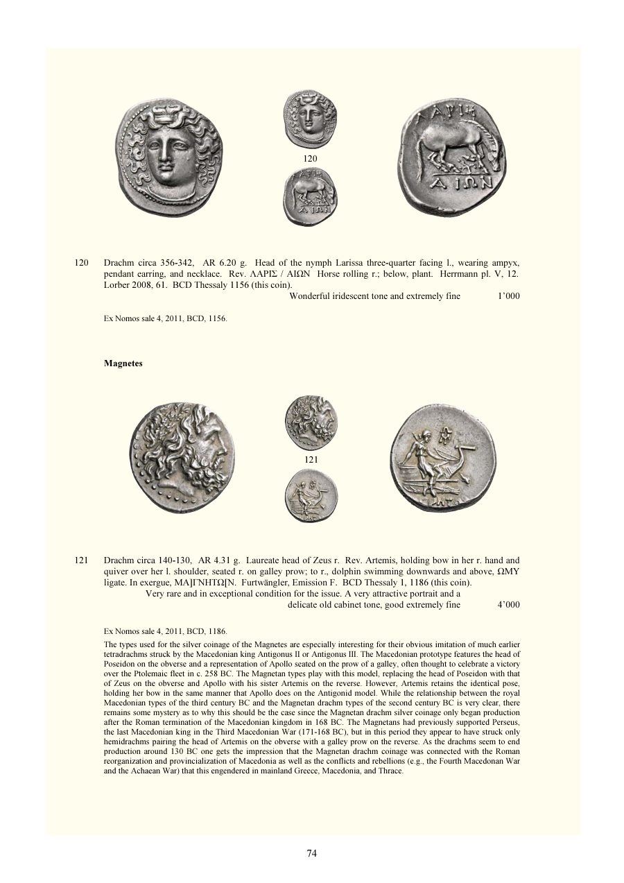 Numismatica Ars Classica Auction 124 (2021) page 76