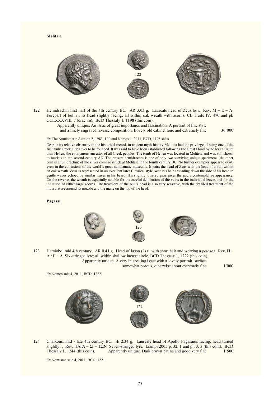 Numismatica Ars Classica Auction 124 (2021) page 77