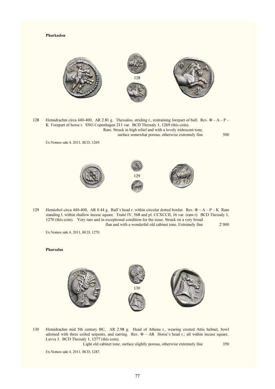 Numismatica Ars Classica Auction 124 (2021) page 79