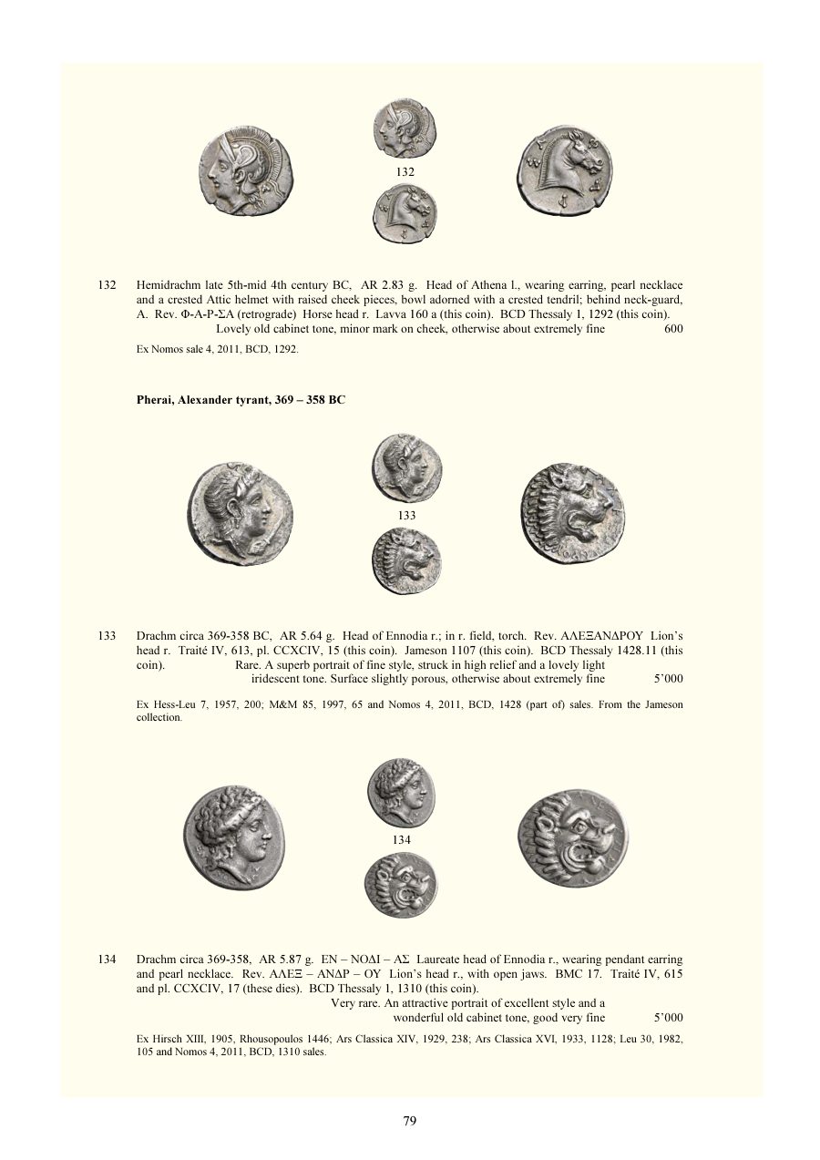Numismatica Ars Classica Auction 124 (2021) page 81