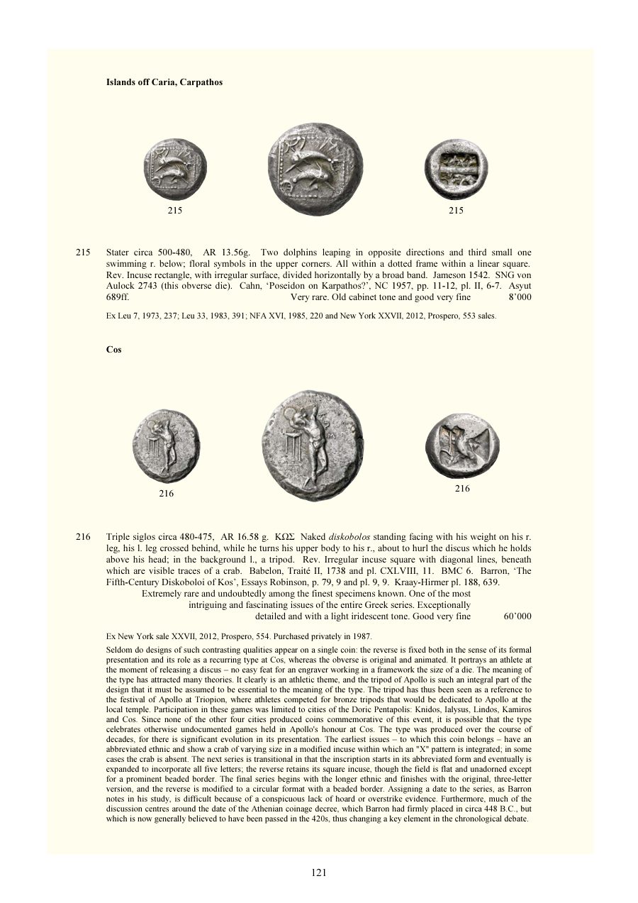 Numismatica Ars Classica Auction 124 (2021) page 123