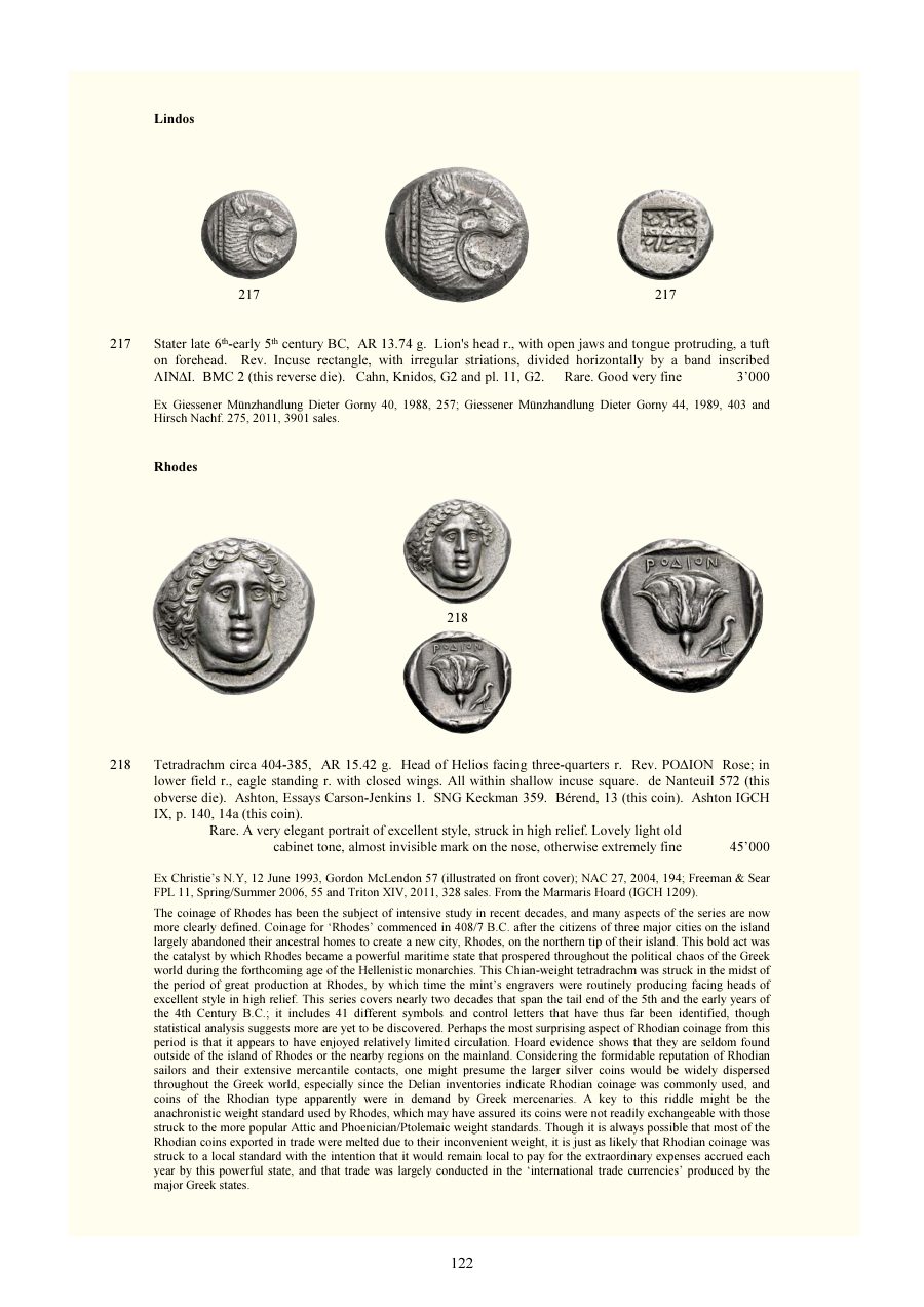 Numismatica Ars Classica Auction 124 (2021) page 124