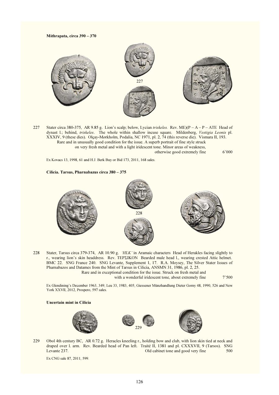 Numismatica Ars Classica Auction 124 (2021) page 128