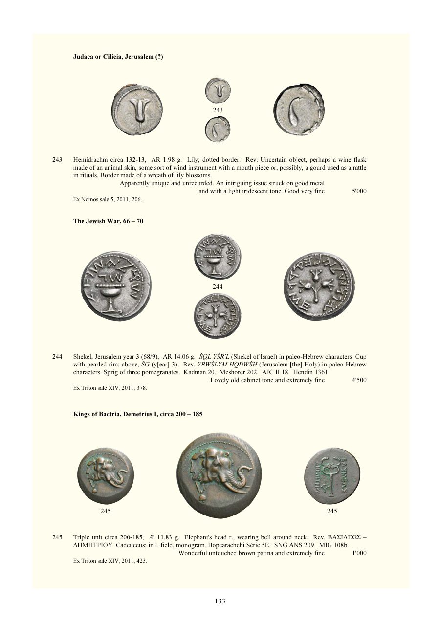 Numismatica Ars Classica Auction 124 (2021) page 135