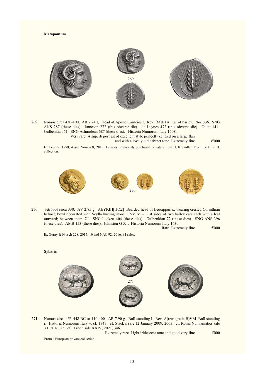Numismatica Ars Classica Auction 125 (2021) page 15