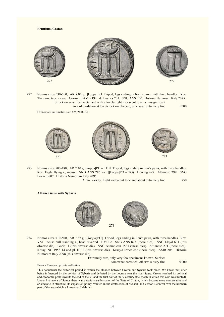 Numismatica Ars Classica Auction 125 (2021) page 16