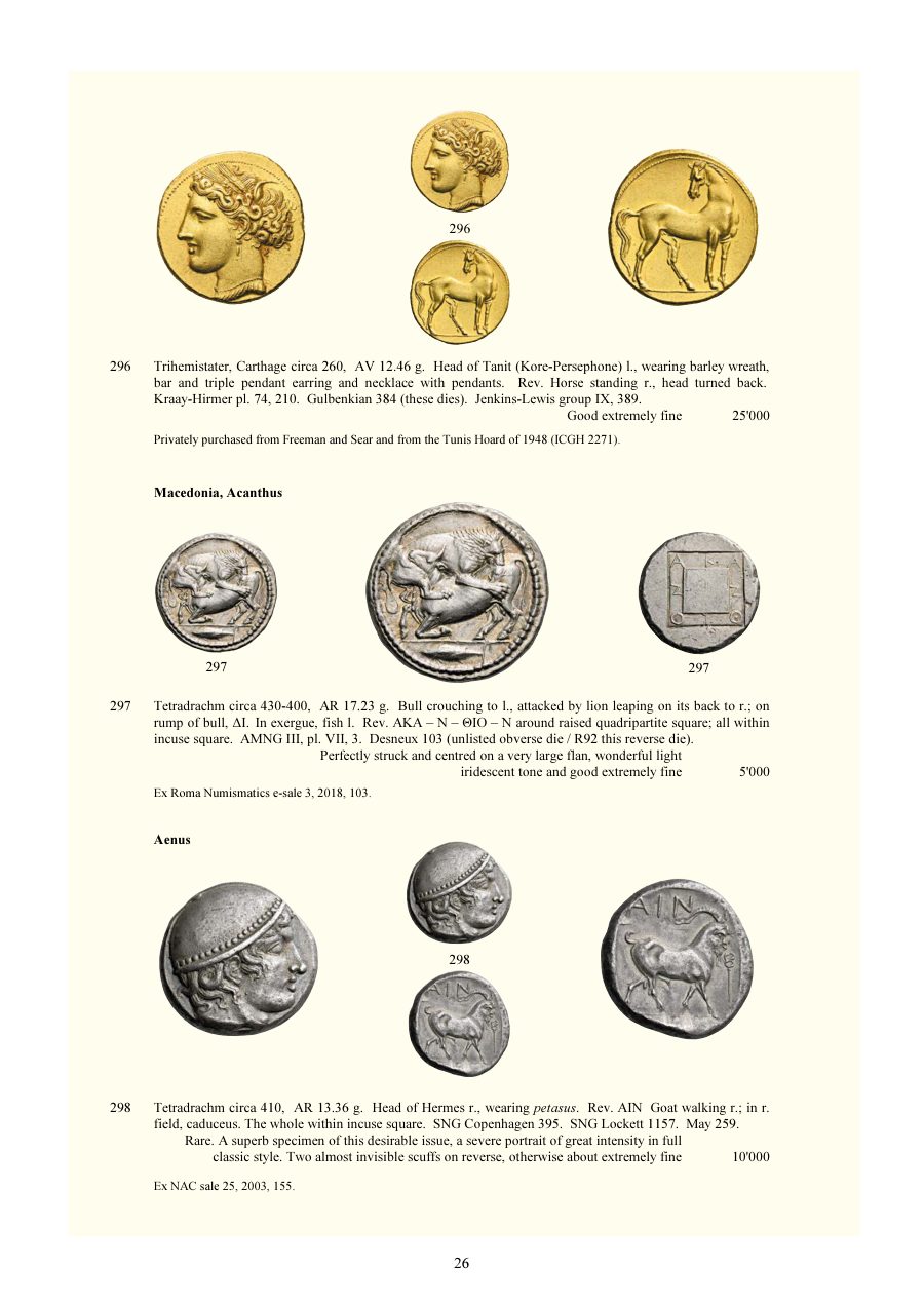 Numismatica Ars Classica Auction 125 (2021) page 28