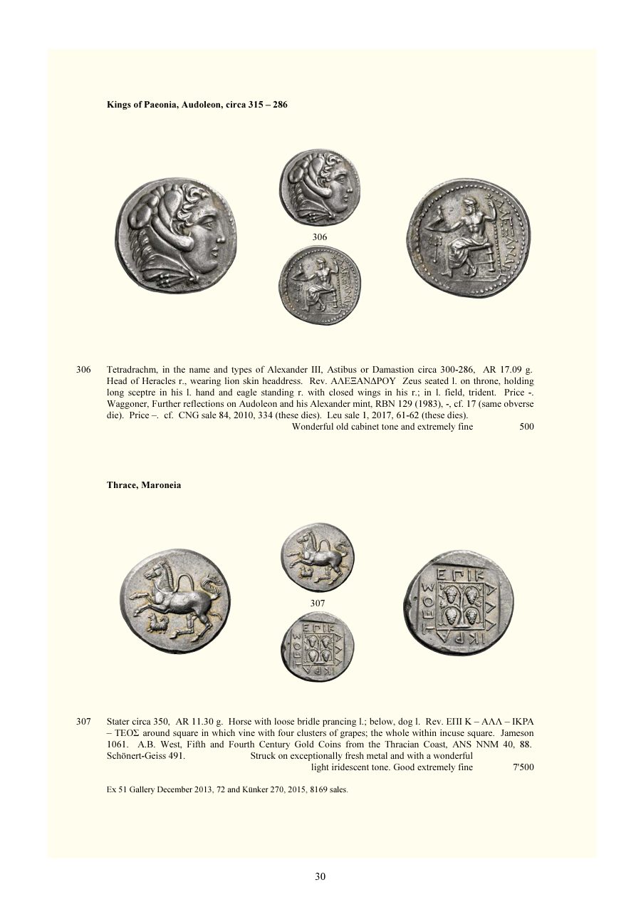 Numismatica Ars Classica Auction 125 (2021) page 32