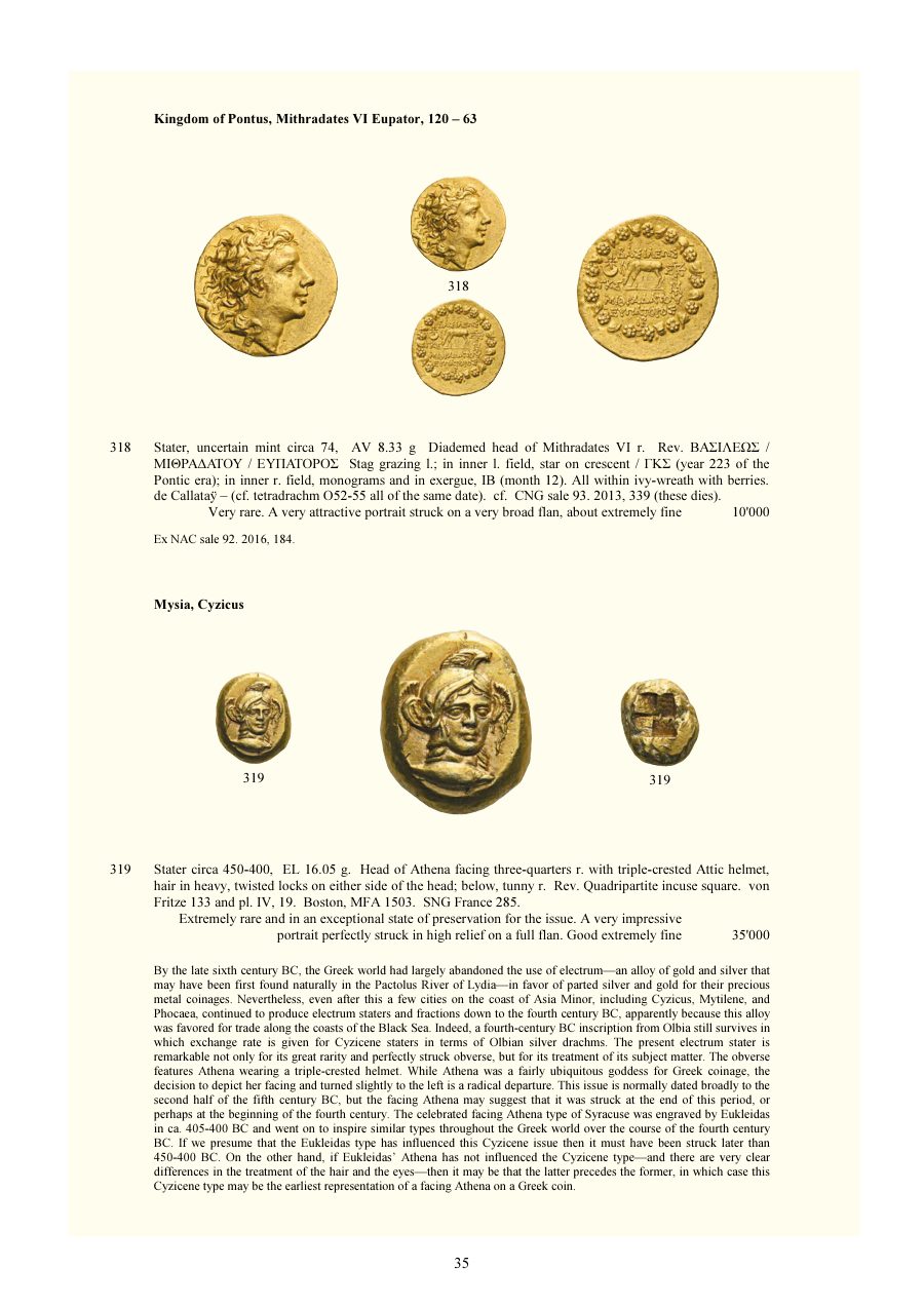 Numismatica Ars Classica Auction 125 (2021) page 37