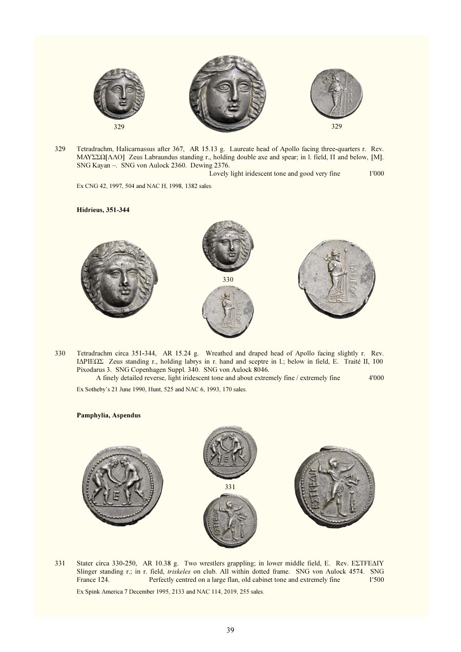 Numismatica Ars Classica Auction 125 (2021) page 41