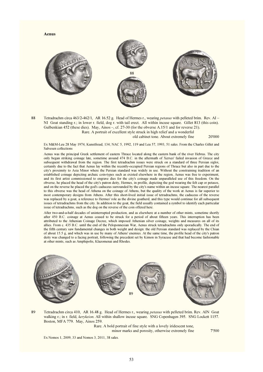Numismatica Ars Classica Auction 126 (2021) page 55