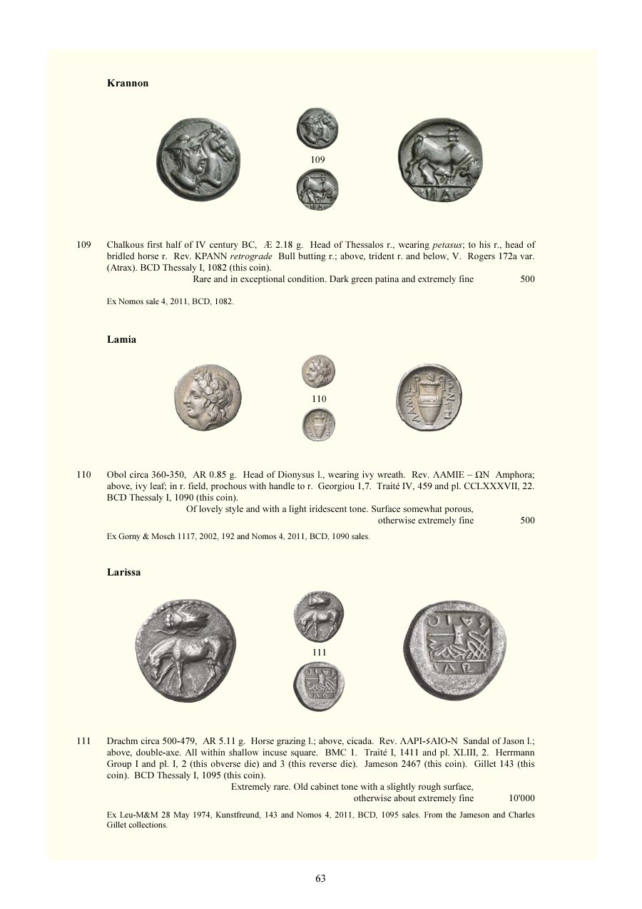 Numismatica Ars Classica Auction 126 (2021) page 65