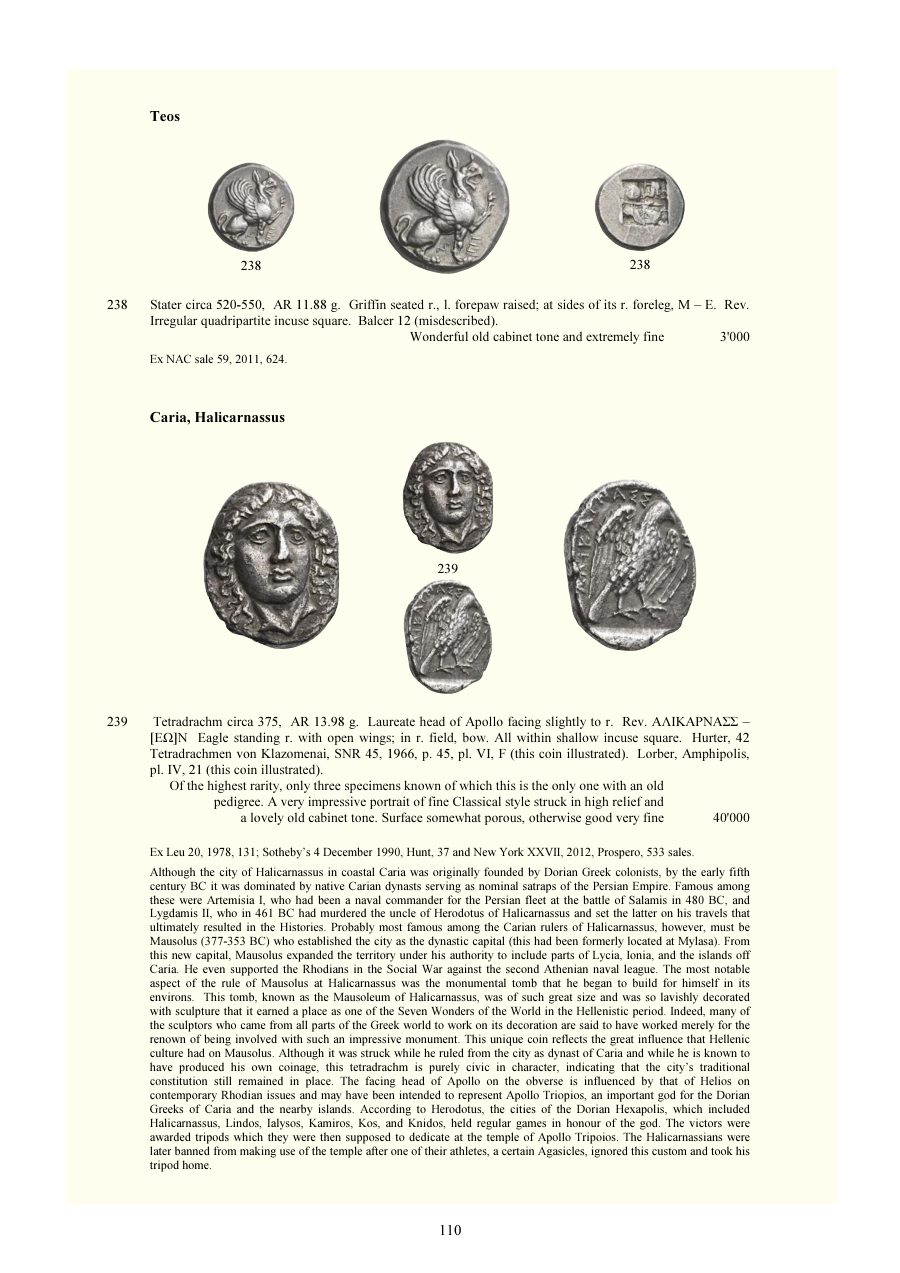 Numismatica Ars Classica Auction 126 (2021) page 112